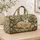 White Rabbit and Fluffy Chicks with Daisy Blooms for Springtime Getaways and Nature Lovers Quilted Weekend Bag - 4