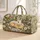 White Rabbit and Fluffy Chicks with Daisy Blooms for Springtime Getaways and Nature Lovers Quilted Weekend Bag - 1