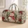 Cheerful Snowman with Red Scarf for Festive Winter Getaways and Christmas Cheer Quilted Weekend Bag - 1