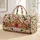 Gingerbread House and Candy Canes for Cozy Christmas Holiday Travel Gift Giving Joy Quilted Weekend Bag - 1