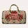 Candy Cane Holly Bow Christmas Cheer for Festive Holiday Getaways and Winter Travel Quilted Weekend Bag - 6