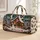 Snowman Cabin Christmas Scene for Cozy Winter Holiday Getaways and Festive Travel Quilted Weekend Bag - 1