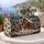 Snowman Cabin Christmas Scene for Cozy Winter Holiday Getaways and Festive Travel Quilted Weekend Bag - 5