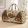 Christmas Turkey And Evergreen Trees For Festive Holiday Getaways And Winter Travel Quilted Weekend Bag - 1