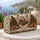 Christmas Turkey And Evergreen Trees For Festive Holiday Getaways And Winter Travel Quilted Weekend Bag - 5