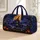 Haunted Castle Full Moon Bats and Pumpkins for Spooky Autumn Getaways and Halloween Quilted Weekend Bag - 1