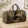 Vintage Literary Woman With Books for Bookish Weekend Getaways and Reading Retreats Quilted Weekend Bag - 4
