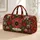 Christmas Spider and Snowflake Holiday Style for Festive Winter Getaways Quilted Weekend Bag - 1