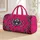 Hot Pink Silver Spiderweb Starburst Style for Bold Weekend Getaways and Night-Out Looks Quilted Weekend Bag - 1