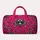 Hot Pink Silver Spiderweb Starburst Style for Bold Weekend Getaways and Night-Out Looks Quilted Weekend Bag - 6