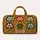 Retro Paw Print Color Blocks for Camping Getaways and Relaxed Weekend Adventures Quilted Weekend Bag - 6
