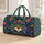 Colorful Abstract Cat Face for Weekend Getaways and Creative Travel for Cat Lovers Quilted Weekend Bag - 1