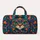 Colorful Abstract Cat Face for Weekend Getaways and Creative Travel for Cat Lovers Quilted Weekend Bag - 6