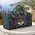 Colorful Abstract Cat Face for Weekend Getaways and Creative Travel for Cat Lovers Quilted Weekend Bag - 5