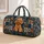 Golden Curly Puppy Heart Medallion for Cozy Cottage Getaways and Dog Lover Gifts Quilted Weekend Bag - 1