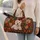 West Highland White Terrier Autumn Florals for Cozy Fall Getaways and Dog Lovers Quilted Weekend Bag - 2