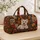 West Highland White Terrier Autumn Florals for Cozy Fall Getaways and Dog Lovers Quilted Weekend Bag - 4