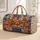 Curly Poodle Puppy Patchwork for Cozy Weekend Getaways and Dog Lover Travel Quilted Weekend Bag - 1