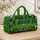 Soccer Ball and Goal Artwork for Weekend Getaways and Sports Travel for Fans Quilted Weekend Bag - 4