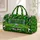 Soccer Ball and Goal Artwork for Weekend Getaways and Sports Travel for Fans Quilted Weekend Bag - 1