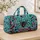 Punk Spider Lightning Heart Motifs for Alternative Weekend Travel and Concert Style Quilted Weekend Bag - 4