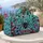 Punk Spider Lightning Heart Motifs for Alternative Weekend Travel and Concert Style Quilted Weekend Bag - 5