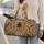 Vintage Botanical Spider Motifs for Weekend Escapes, Nature Lovers, and Garden Gifts Quilted Weekend Bag - 2