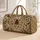 Vintage Botanical Spider Motifs for Weekend Escapes, Nature Lovers, and Garden Gifts Quilted Weekend Bag - 1