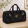 Golden Spiderweb and Crescent Moons for Enchanted Winter Getaways and Night Travel Quilted Weekend Bag - 4