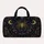 Golden Spiderweb and Crescent Moons for Enchanted Winter Getaways and Night Travel Quilted Weekend Bag - 6