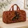 Vintage Dachshund Portrait for Cozy Weekend Escapes and Thoughtful Gifts for Dog Lovers Quilted Weekend Bag - 4