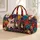 French Bulldog Trio in Rainbow Color Blocks for Pet Lovers and Weekend Getaways Quilted Weekend Bag - 1