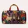 French Bulldog Trio in Rainbow Color Blocks for Pet Lovers and Weekend Getaways Quilted Weekend Bag - 6