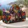 French Bulldog Trio in Rainbow Color Blocks for Pet Lovers and Weekend Getaways Quilted Weekend Bag - 5