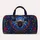 Stained Glass Spiderweb with Jewel-Tone Spider for Bold Weekend Getaways and Nature Lovers Quilted Weekend Bag - 6