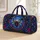 Stained Glass Spiderweb with Jewel-Tone Spider for Bold Weekend Getaways and Nature Lovers Quilted Weekend Bag - 1