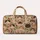 Vintage Cat Faces in Warm Tones for Cozy Weekend Getaways and Everyday Travel Lovers Quilted Weekend Bag - 6