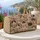 Vintage Cat Faces in Warm Tones for Cozy Weekend Getaways and Everyday Travel Lovers Quilted Weekend Bag - 5