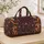 Boho Mushroom Spiderweb Rainbow Florals for Whimsical Autumn Weekend Adventures Quilted Weekend Bag - 4