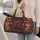 Boho Mushroom Spiderweb Rainbow Florals for Whimsical Autumn Weekend Adventures Quilted Weekend Bag - 2
