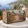 Orange And White Cat With Cottage Scene For Heartfelt Best Friend Travel Keepsakes Quilted Weekend Bag - 5