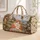 Orange And White Cat With Cottage Scene For Heartfelt Best Friend Travel Keepsakes Quilted Weekend Bag - 1