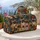 French Bulldog Puppies in Colorful Patchwork for Weekend Getaways and Bulldog Lovers Quilted Weekend Bag - 5