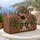 Black Cat Reading a Newspaper Among Cacti for Whimsical Everyday Escapes Quilted Weekend Bag - 5