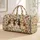 Three Shih Tzu Puppies Paw Prints for Cozy Getaways and Dog Lover Travel Quilted Weekend Bag - 1