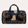 Moonlit Castle Cats Under Golden Streetlamps for Whimsical Nighttime Travel Escapes Quilted Weekend Bag - 6
