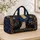 Moonlit Castle Cats Under Golden Streetlamps for Whimsical Nighttime Travel Escapes Quilted Weekend Bag - 4