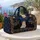 Moonlit Castle Cats Under Golden Streetlamps for Whimsical Nighttime Travel Escapes Quilted Weekend Bag - 5