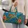 Sea Turtle Hibiscus Ocean Scene for Tropical Getaways and Coastal Vacation Travelers Quilted Weekend Bag - 2