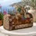 Dachshund in Vintage Floral Patchwork for Cozy Weekend Getaways and Thoughtful Gifts Quilted Weekend Bag - 5